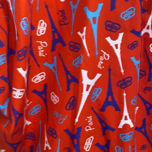 BALENCIAGA RED Parisian Eiffel Tower Shirt - Picture 5 of 11